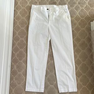 Brooks Brothers 346 Chinos. White. Size 34x30